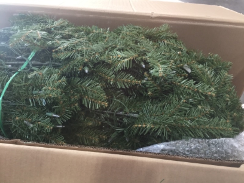 Photo 2 of 12ft National Christmas Tree Company Pre-Lit Dunhill Fir Full Artificial Christmas Tree with 1200 Dual Color LED Lights & Powerconnect729083008290 (NOT FULL SET BOX 2 OF 2)
