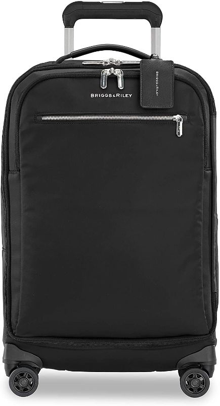 Photo 1 of Briggs & Riley Rhapsody-Softside Spinner Luggage, Black, Tall Carry-On 22-Inch
