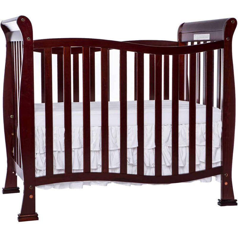 Photo 1 of Dream on Me Piper 4-in-1 Convertible Mini Crib, Cherry
