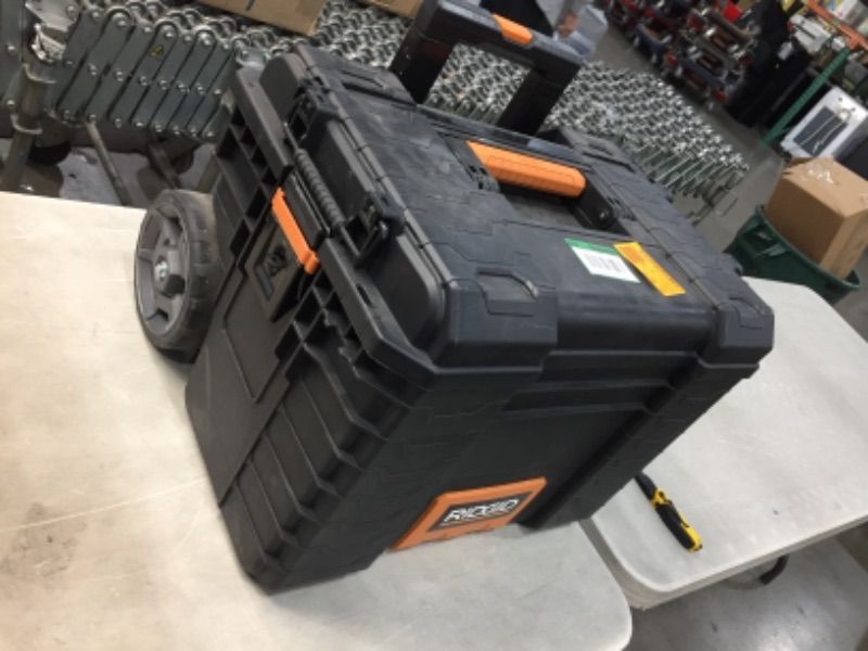 Photo 1 of RIDGID
22 in. Pro Gear Cart Tool Box in Black