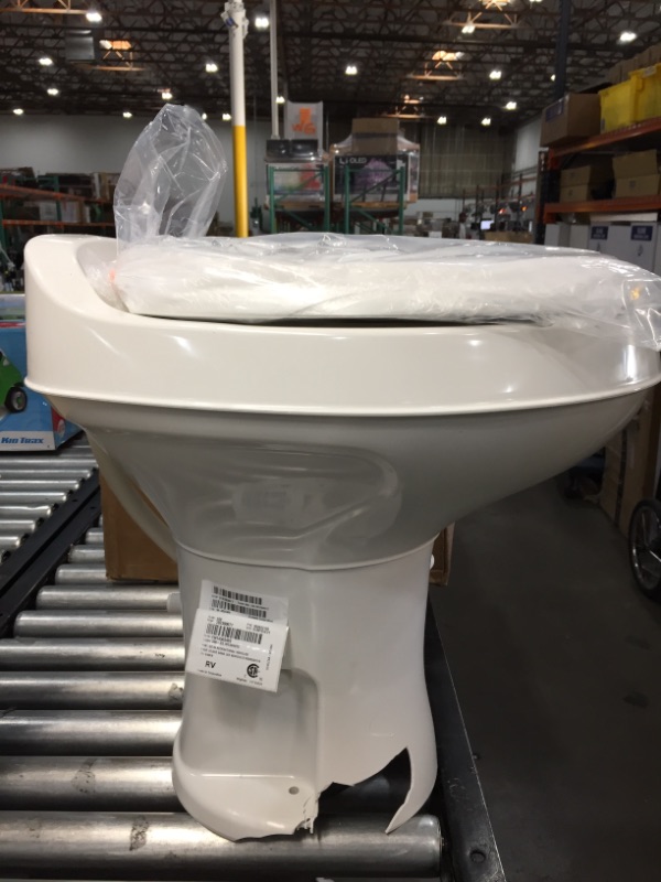 Photo 3 of *Damage*
Dometic ReVolution 300 Series RV Toilet - White
