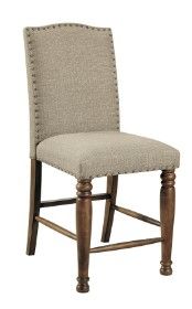 Photo 1 of *Parts only*
Signature Design by Ashley Lettner Upholstered Barstool Gray/Brown
