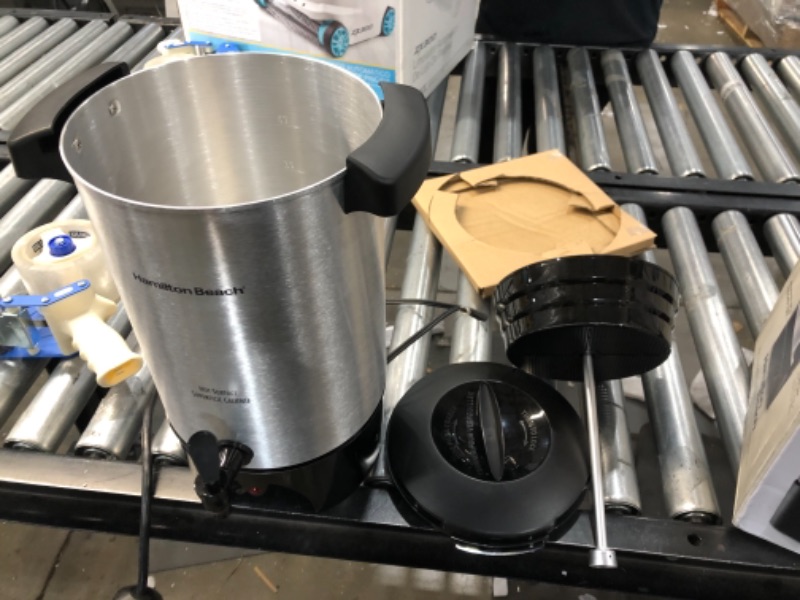 Photo 1 of *Not functional*
Hamilton Beach Coffee Urn - 42 Cup(s) - Multi-serve - Silver - Aluminum
