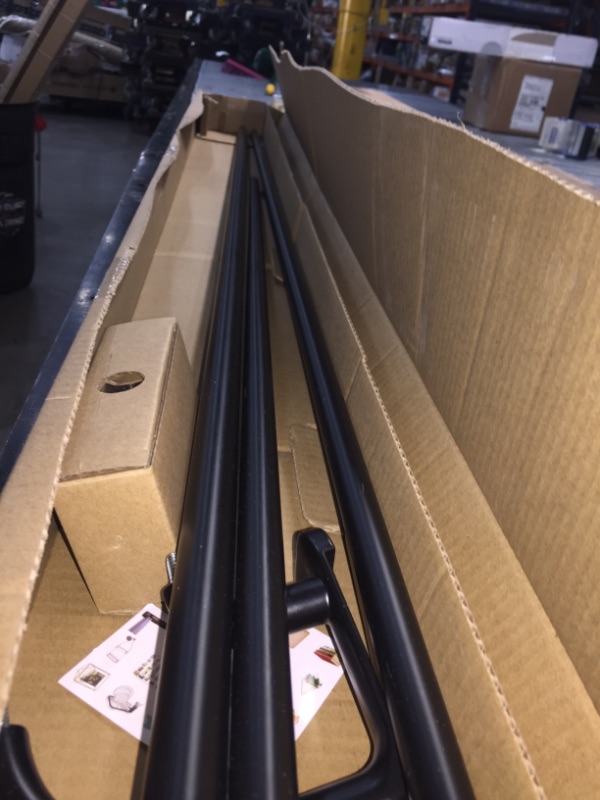 Photo 1 of *Previously used*
Umbra Twilight Double Curtain Rod Set , 88-144 Inch (224-366cm), Black
