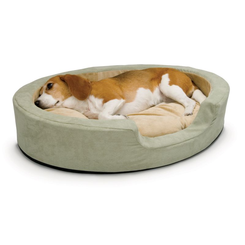 Photo 1 of *Tested and functioned*
K&H Lectro-Soft Outdoor Heated Pet Dog Bed, Tan.