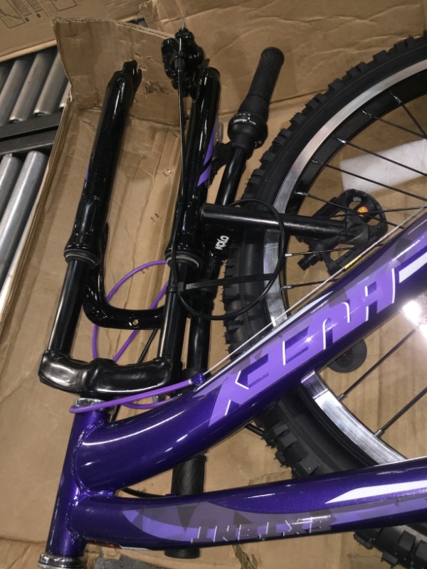 Photo 1 of *Loose hardware, may be incomplete*
Huffy Girls' Extent 24 in 18-Speed Mountain Bike Midnight Purple - Girls Bikes at Academy Sports
