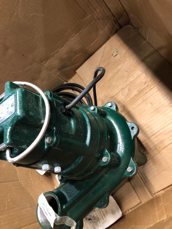 Photo 4 of Zoeller 267-0002 Non-Automatic Waste-Mate 1/2 HP Sewage Pump