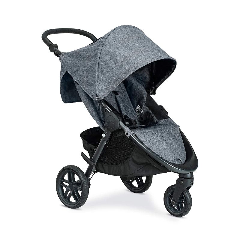 Photo 1 of Britax B-Free Stroller | All Terrain Tires + Adjustable Handlebar + Extra Storage with Front Access + One Hand, Easy Fold, Vibe