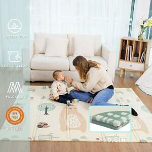 Photo 1 of Baby Play mat, playmat, Baby mat Folding Extra Large Thick Foam Crawling playmats Reversible Waterproof Portable playmat for Babies (Bear)