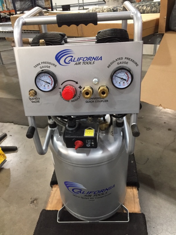 Photo 4 of California Air Tools Cat-10020c 2 HP 10 Gallon Ultra Quiet Steel Tank Air Compressor