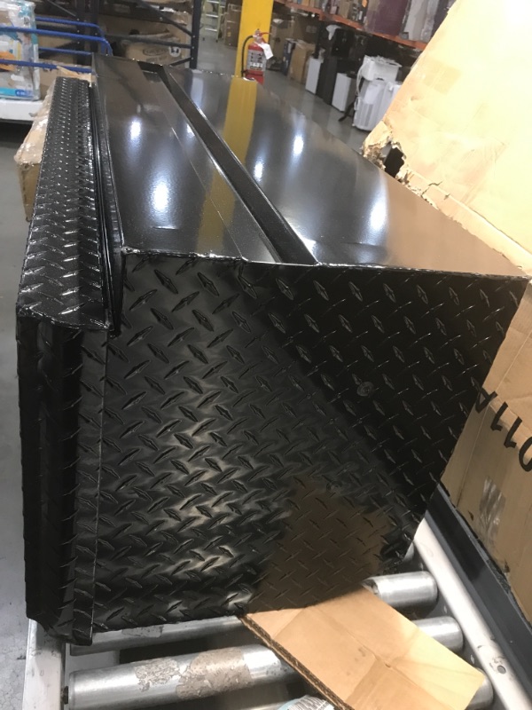 Photo 1 of 47 in. Gloss Black Aluminum Full Size Chest Truck Tool Box