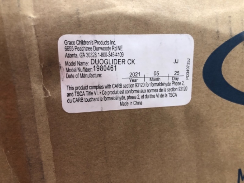 Photo 1 of Graco DuoGlider Double Stroller | Lightweight Double Stroller with Tandem Seating, Glacier
