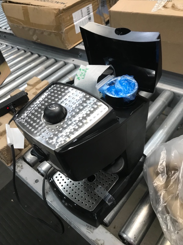 Photo 3 of DeLonghi EC155 15 Bar Espresso and Cappuccino Machine, Black
