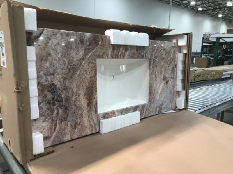 Photo 3 of 49x22 marble countertop with sink 