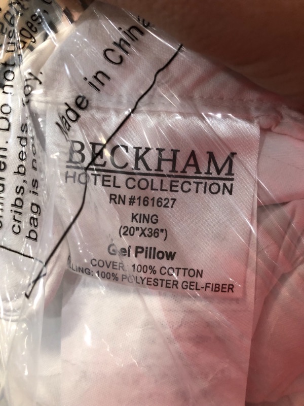 Photo 3 of Beckham Hotel Collection Bed Pillows for Sleeping - King Size - Soft, Cooling, Luxury Gel Pillow for Back, 
