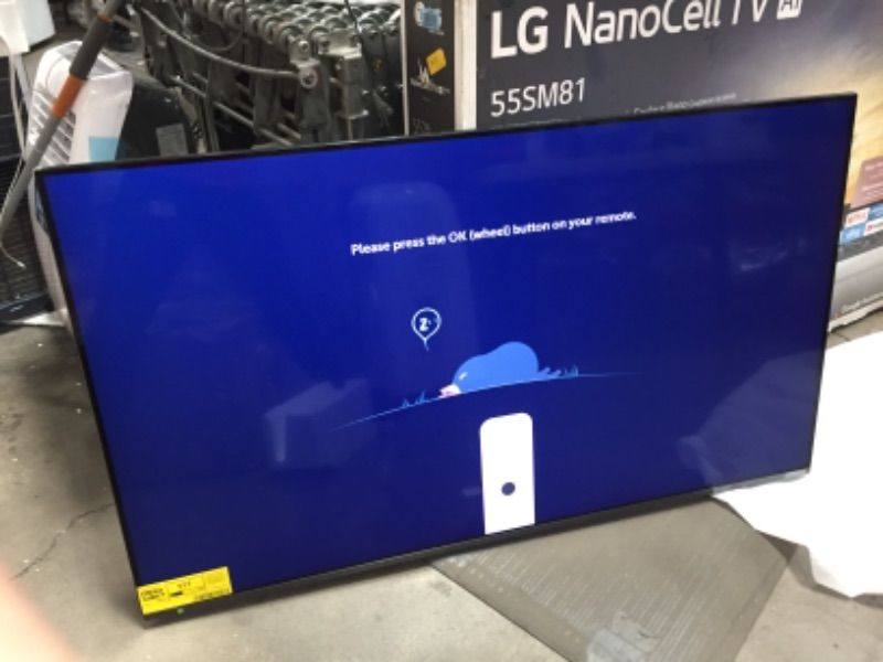 Photo 2 of LG 55SM8100AUA Alexa Built-in Nano 8 Series 55" 4K Ultra HD Smart LED NanoCell TV (2019)

//MISSING REMOTE AND HARDWARE
