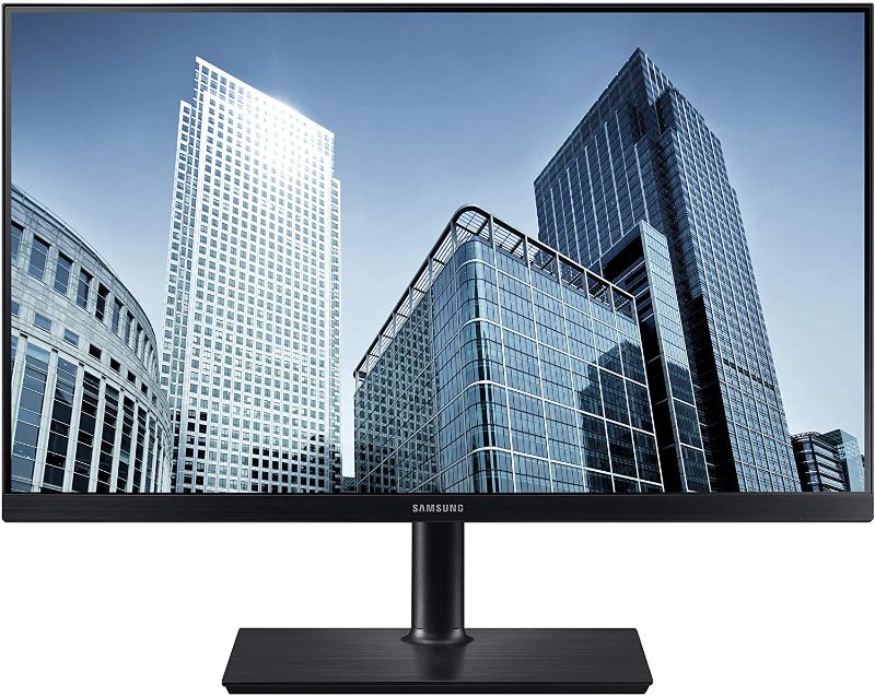 Photo 1 of SAMSUNG SH850 Series 24Inch WQHD 2560x1440 Computer Monitor Display Port HDMI USBC Height Adjustable Stand  LS24H850QFNXZA