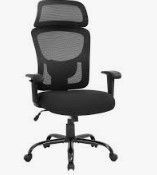 Photo 1 of BestOffice BTHD1173BLACK Large and Wide Executive Office Chairs - Black
