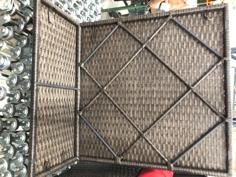 Photo 1 of ***MISSING BOXES*** Outdoor Patio Furniture Sets Rattan Chair Wicker Conversation Sofa Set Outdoor Indoor Backyard Porch Garden Poolside Balcony Use Furniture Beige SIMILAR TO STOCK PHOTO