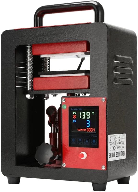 Photo 1 of ***PARTS ONLY*** Tech-L 5 Ton Portable Hydraulic Heat Press Machine 2.3 x 4.7 inch Dual Heating Plate LCD Controller Heavy Duty Press 12.2 x 4.7 x 7.6 inches


