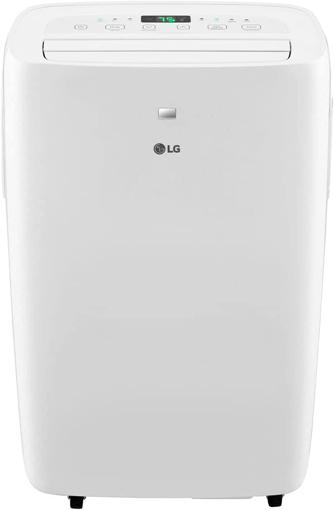 Photo 1 of ***PARTS ONLY*** LG 7,000 BTU (DOE) / 10,000 BTU (ASHRAE) Portable Air Conditioner, Cools 300 Sq.Ft. (12' x 25' room size), Quiet Operation, LCD Remote, Window Installation Kit Included, 115V 13.27 x 17.32 x 27.36 inches

