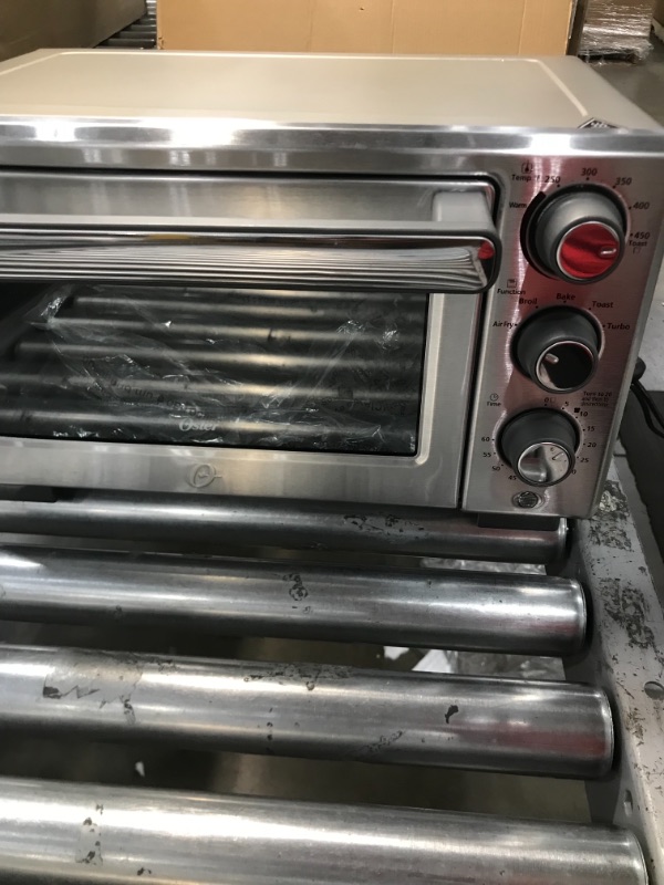 Photo 4 of Oster Compact Countertop Oven With Air Fryer, Stainless Steel
