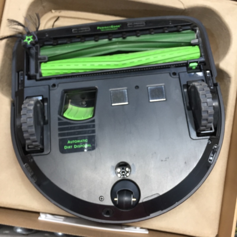 Photo 4 of ***PARTS ONLY*** iRobot Roomba s9+ (9550) Robot Vacuum with Automatic Dirt Disposal-Empties Itself for up to 60 Days, Wi-Fi Connected, Smart Mapping, Powerful Suction, Corners & Edges, Ideal for Pet Hair, Black
***USED **MINOR COSMETIC DAMAGE/ SCRATCHES**