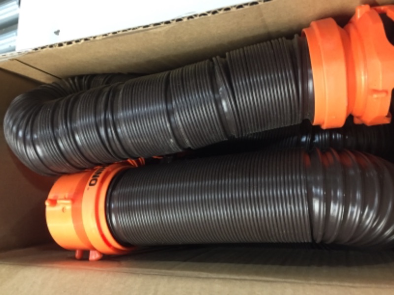 Photo 2 of Camco 39742 RhinoFLEX 20' RV Sewer Hose Kit with Swivel Fitting