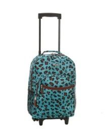 Photo 1 of Roadster 17 in. Rolling Backpack, Blue leopard
***MINOR DAMAGE***