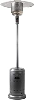 Photo 1 of Amazon Basics 46,000 BTU Outdoor Propane Patio Heater with Wheels, Commercial & Residential - Slate Gray