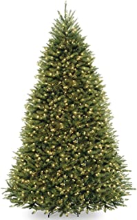 Photo 1 of National Tree Company Pre-Lit Artificial Full Christmas Tree, Green, Dunhill Fir, Dual Color LED Lights, Includes Stand, 9 Feet
** TOP HALF DOES NOT LIGHT UP***