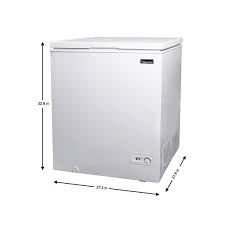 Photo 1 of Magic Chef
5.0 cu. ft. Chest Freezer in White
***minor cosmetic damage***