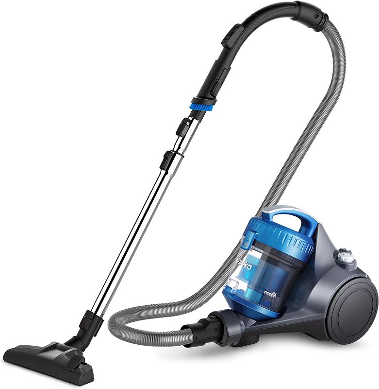 Photo 1 of eureka WhirlWind Bagless Canister Vacuum Cleaner, Lightweight Vac for Carpets and Hard Floors, Blue
