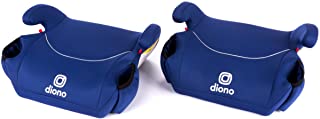 Photo 1 of Diono Solana, Pack of 2 Backless Booster Car Seats, Lightweight, Machine Washable Covers, 2 Cup Holders, Blue
