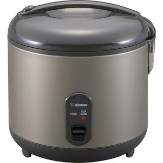 Photo 3 of MISSING POWER CORD**UNABLE TO TEST
Zojirushi 1.8-Liter Rice Cooker and Warmer (Metallic Gray)
