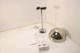 Photo 1 of  Rivet Modern Metal Dome-Shaped Table Lamp