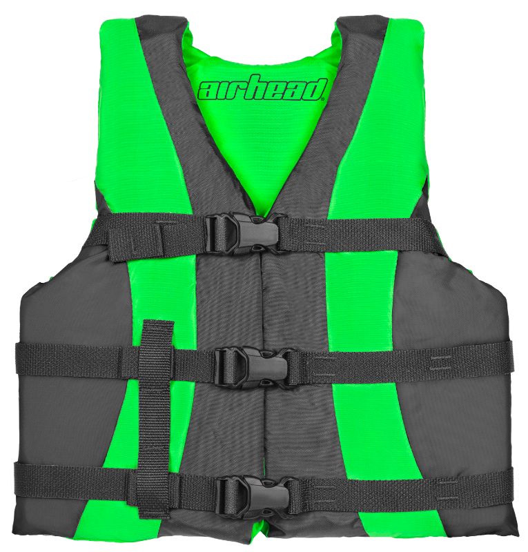 Photo 1 of Airhead Value Series Life Vest, Youth 50-90 lbs, Kiwi