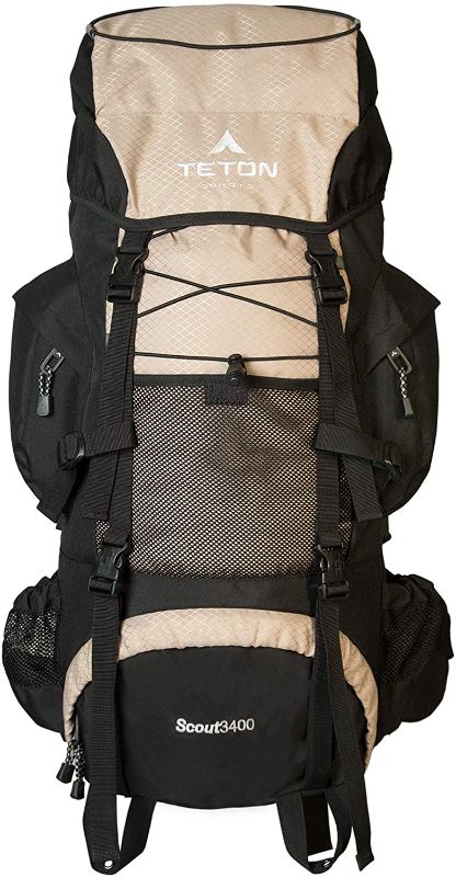 Photo 1 of TETON Sports Scout 3400 Internal Frame Backpack; High-Performance Backpack for Backpacking
COYOTE TAN