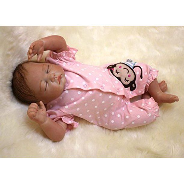 Photo 1 of Ocsdoll Reborn Baby Dolls 22 Cute Realistic Soft Silicone Vinyl Dolls Newborn Baby Dolls With Clothes
