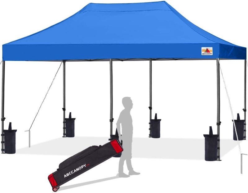 Photo 1 of ABCCANOPY Patio Pop Up Canopy Tent 10x20 Commercial-Series(Blue)
MAJOR DAMAGE TO FRAME 
PARTS ONLY