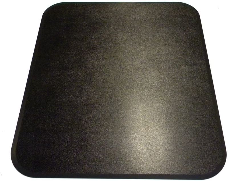 Photo 1 of Black Chair Mat - 46 x 46 Rectanglular Chair Mat 
