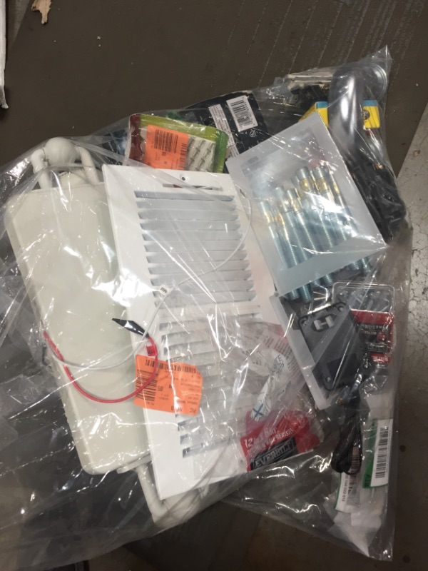Photo 1 of BAG OF ASSORTED HOME, GARDEN, ELECTRICAL, OFFICE AND OTHER ITEMS!
SOLD AS IS! NO REFUNDS!