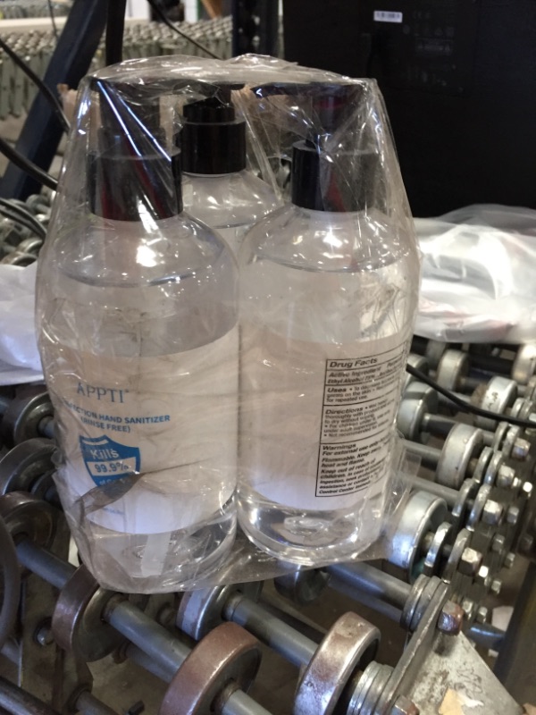 Photo 2 of APPTI Hand Sanitizer 16.9 oz bottle 3-PACK
