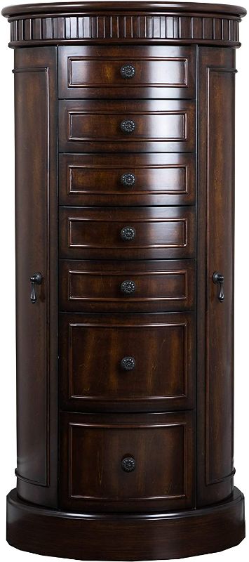 Photo 1 of Bailey Standing Jewelry Armoire Walnut Brown - Hives & Honey
MINOR DAMAGE 