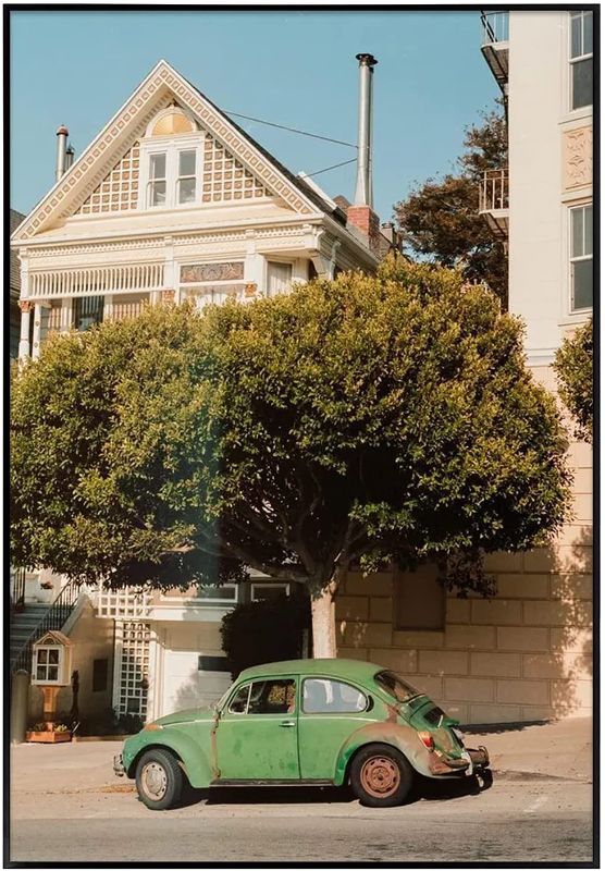 Photo 1 of Golden State Art, Simple Classic Poster Picture Frame - Wall Display, 24x36, Black
