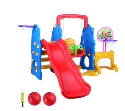 Photo 1 of HEMBOR Toddler Slide and Swing Play Set with Basketball Hoop for Indoor Outdoor Backyard
(or similar model)