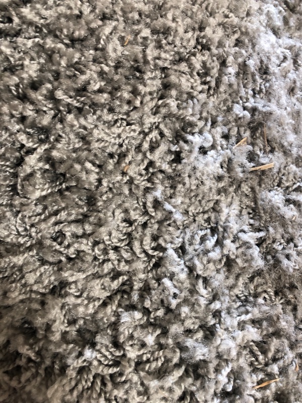 Photo 1 of Solid Shag Rug, Gray
9ft long