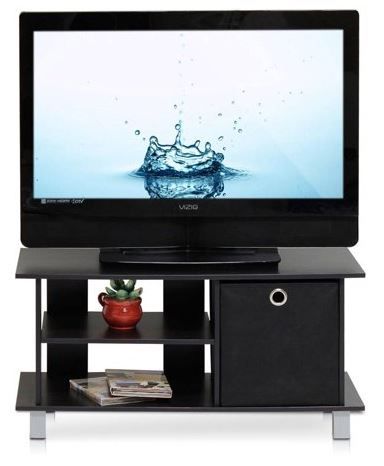 Photo 1 of Furinno Simplistic TV Entertainment Center with Bin Drawers, Espresso/Black
