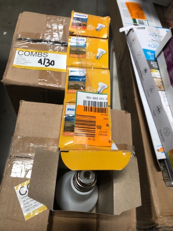 Photo 1 of 45-Watt Equivalent R20 Dimmable LED Light Bulb 5 pk