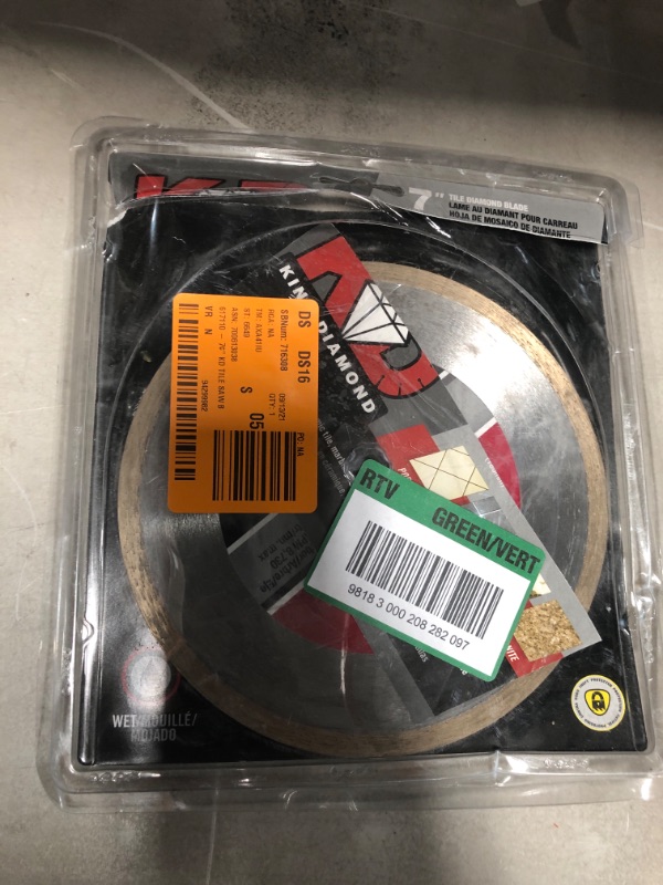 Photo 2 of 7 in. Diamond Tile Circular Saw Blade